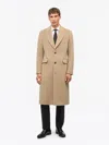 Tiger Of Sweden Otho Elegant Wool Mohair Coat In Brown