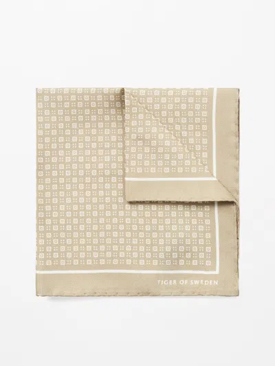 Tiger Of Sweden Prepa Handkerchief In Yellow Sand
