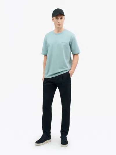 Tiger Of Sweden Profi-baumwoll-t-shirt In Blue