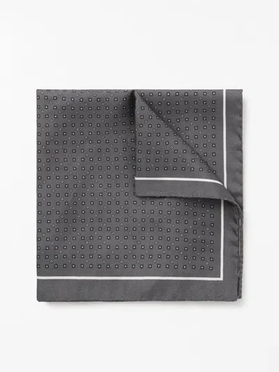 Tiger Of Sweden Quadra Silk Handkerchief In Purple