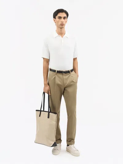 Tiger Of Sweden Reid Cashmere Cotton Polo In White