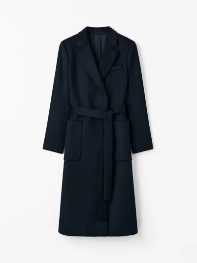 Tiger Of Sweden Rimi Coat In Blue