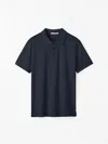 Tiger Of Sweden Riose Shortsleeved Poloshirt In Blue