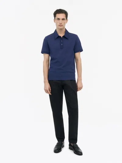 Tiger Of Sweden Ronen Cotton Jersey T-shirt In Blue