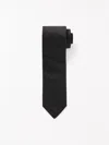 Tiger Of Sweden Septa Silk Herringbone Tie In Silver