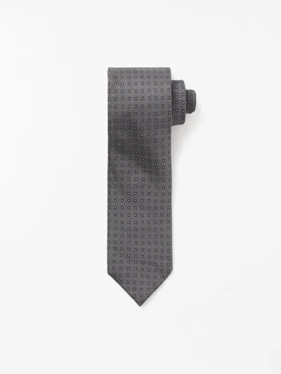Tiger Of Sweden Septa Silk Panama Design Tie In Purple