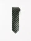 Tiger Of Sweden Septa Silk Tie In Green