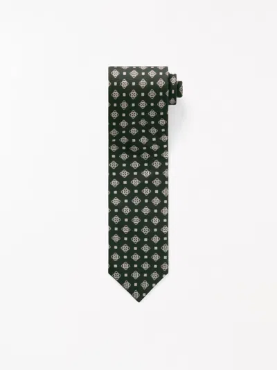 Tiger Of Sweden Septa Silk Tie In Green