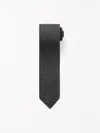 Tiger Of Sweden Septa Silk Wool Tie In Silver