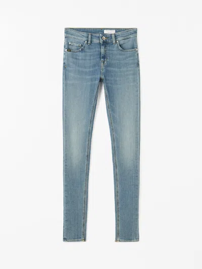 Tiger Of Sweden Slight Mid-rise Jeans In Dust Blue