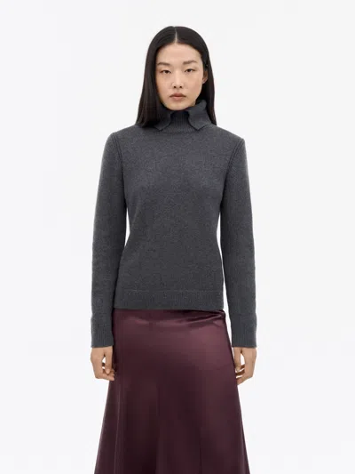Tiger Of Sweden Sonya Uld Cashmere Pullover In Grey Melange