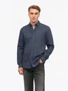 Tiger Of Sweden Spenser Casual Cotton Shirt In Blue