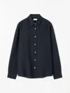 Tiger Of Sweden Spenser Casual Linen Shirt In Midnight Blue