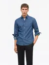 Tiger Of Sweden Spenser Cotton Indigo Shirt In Blue