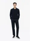 Tiger Of Sweden Tannen Drawstring Trousers In 284 Light Ink
