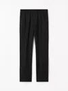 Tiger Of Sweden Tannen T Drawstring Tuxedo Trousers In Black