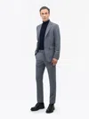 Tiger Of Sweden Tenuta Brushed Wool Trousers In Gray