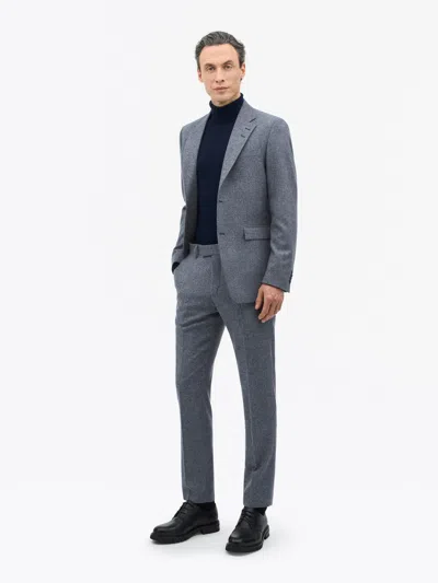 Tiger Of Sweden Tenuta Brushed Wool Trousers In Gray