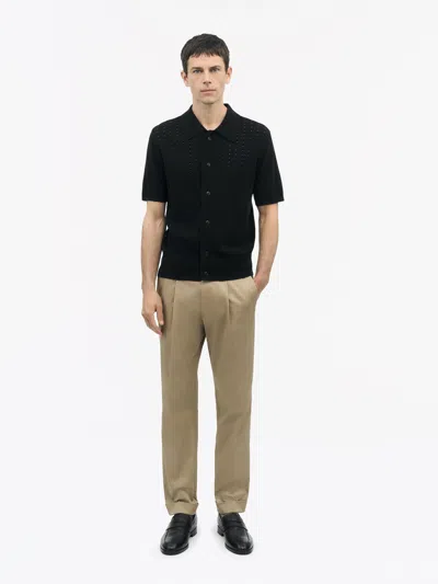 Tiger Of Sweden Tenuta P Cotton Blend Chino Trousers In Neutral