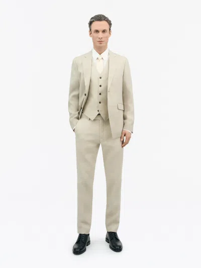 Tiger Of Sweden Tenuta Straight Linen Trousers