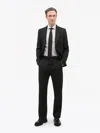 Tiger Of Sweden Tommie Pinstripe Trousers In Black