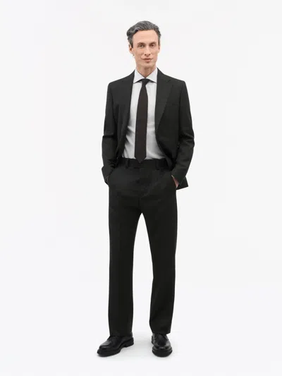 Tiger Of Sweden Tommie Pinstripe Trousers In Black