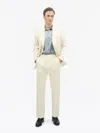 Tiger Of Sweden Tommie Straight Wool Trousers In Offwhite