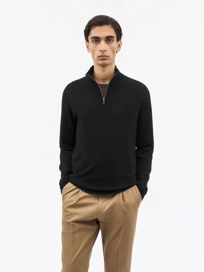 Tiger Of Sweden Travis Wool Cashmere Pullover In Black