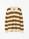 Tiger Of Sweden Tweedy Merino Wool Rugby Shirt In Curd