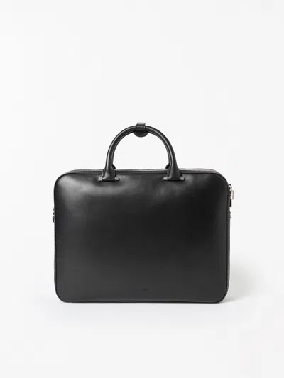 Tiger Of Sweden Valise L Large Leather Bag In Black