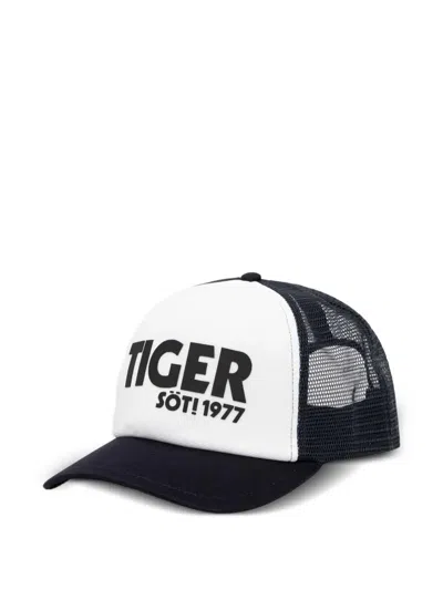 Tiger Of Sweden Vectura Logo-print Mesh-panel Cap In Multi