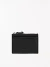 Tiger Of Sweden Wahren Leather Cardholder In Black
