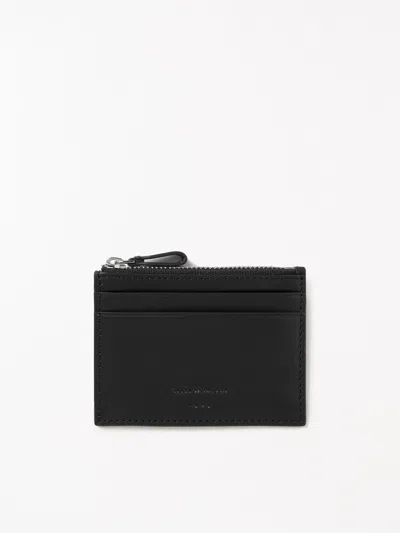 Tiger Of Sweden Wahren Leather Cardholder In Black