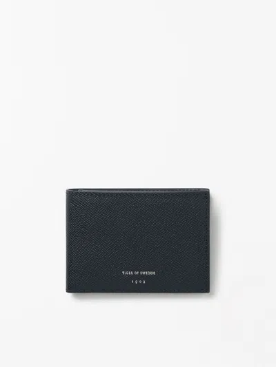 Tiger Of Sweden Wivalius Classic Bifold Wallet In Blue