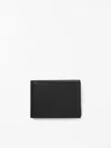 Tiger Of Sweden Wivalius P Leather Wallet In Black