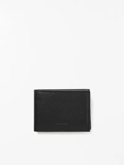 Tiger Of Sweden Wivalius P Leather Wallet In Black