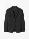 Tiger Of Sweden Ylja Wool-blend Blazer In Black