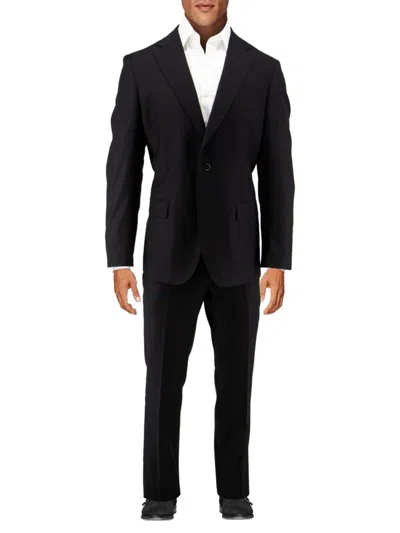 Tiglio Luxe Men's Perennial 2-piece Modern Fit Wool Suit In Black
