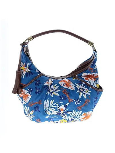 Pre-owned Tignanello Hobo Bag In Blue