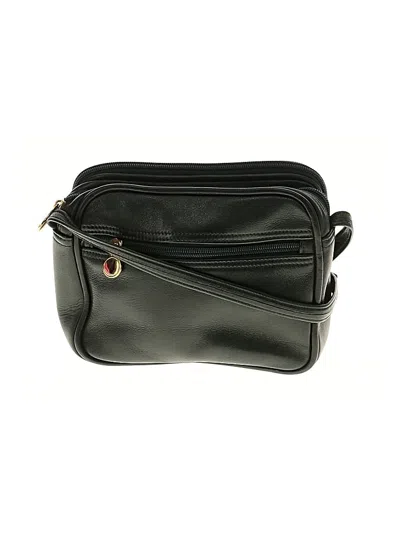 Pre-owned Tignanello Leather Crossbody Bag In Green