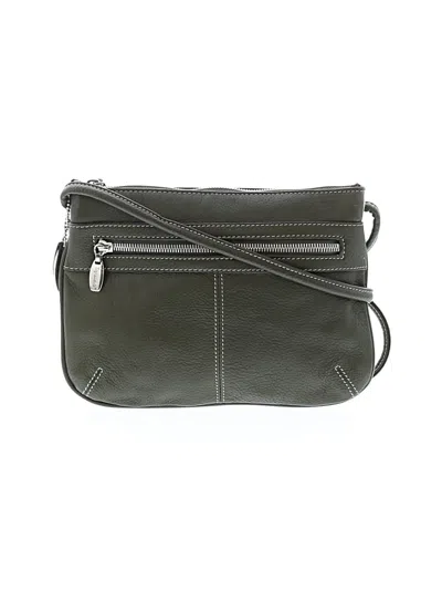 Pre-owned Tignanello Leather Crossbody Bag In Green