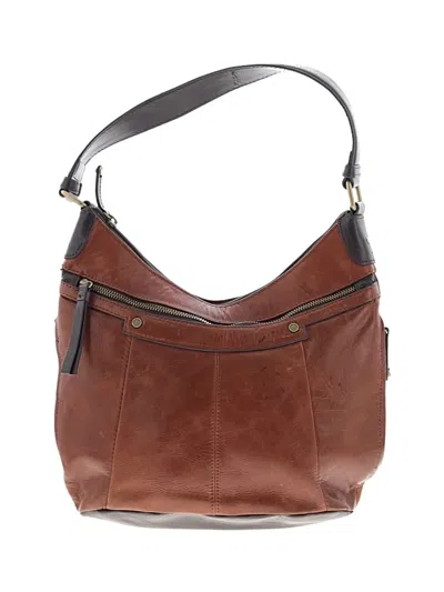 Pre-owned Tignanello Leather Hobo Bag In Brown