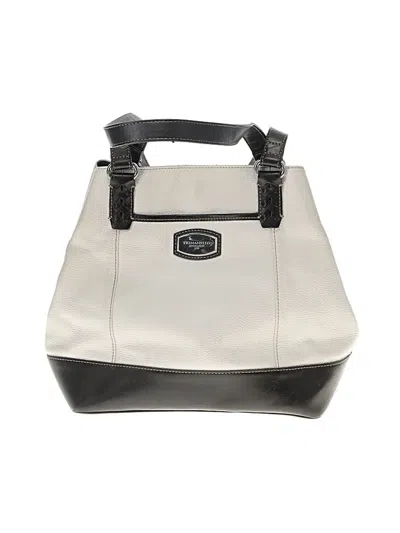 Pre-owned Tignanello Leather Satchel In Black