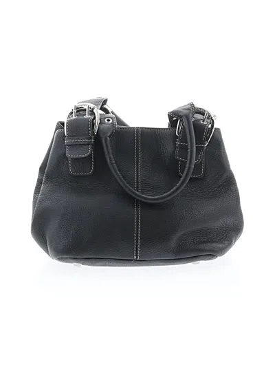 Pre-owned Tignanello Leather Satchel In Black