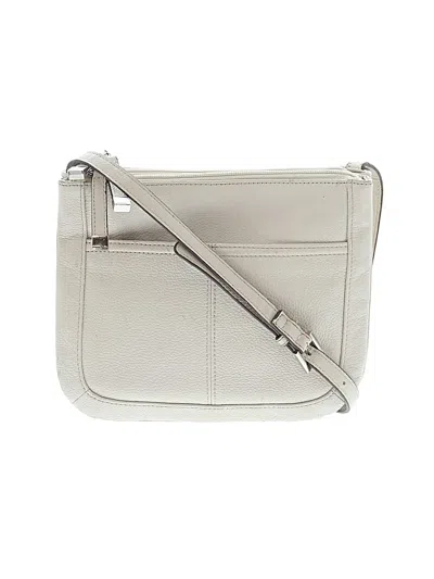 Pre-owned Tignanello Leather Satchel In White