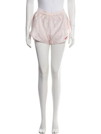 Pre-owned Tigra Tigra Silk Mini Shorts In Pink