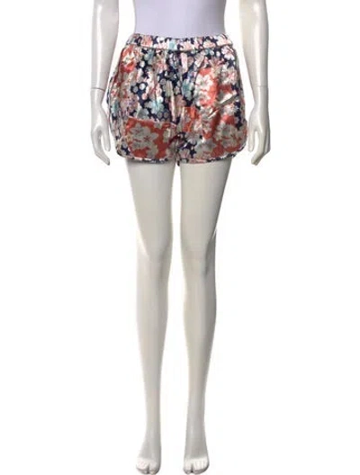 Pre-owned Tigra Tigra Silk Mini Shorts W/ Tags In Multicolor