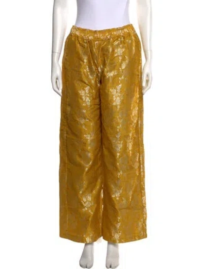 Pre-owned Tigra Tigra Silk Wide Leg Pants