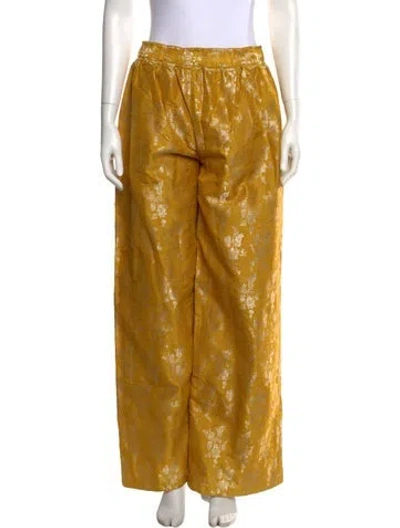 Pre-owned Tigra Tigra Silk Wide Leg Pants W/ Tags