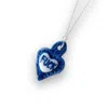 Tiké Jewels Women's Sacred Heart Rebel Porcelain Necklace - Sterling Silver In Silver